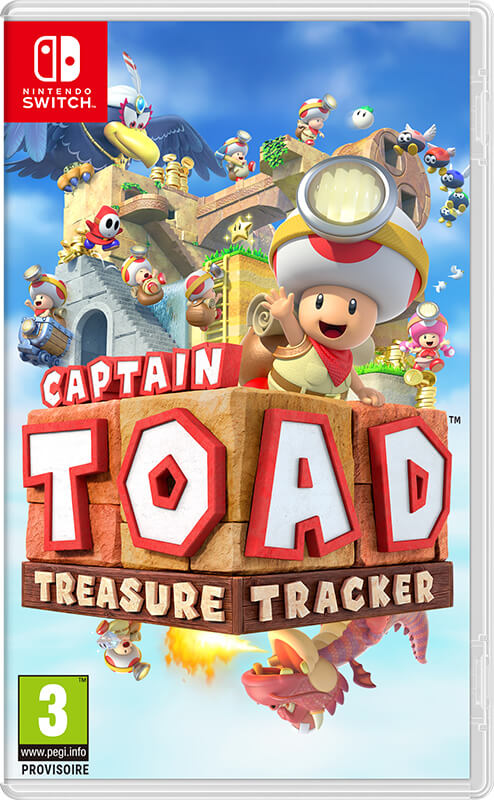 Captain toad treasure tracker jaquette